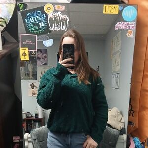 Wallflower Teal/Green Textured Sweater
